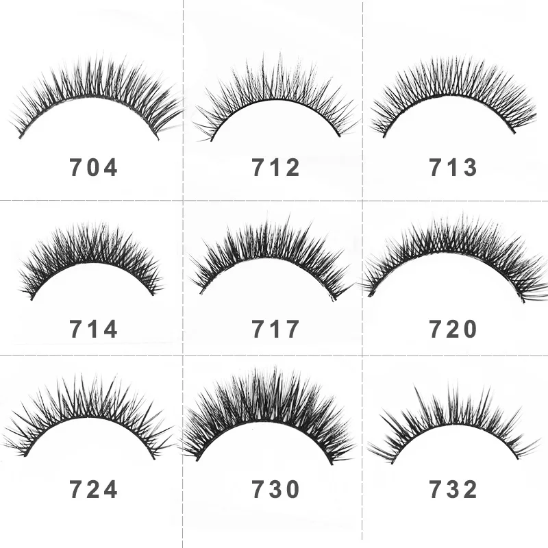 Накладные ресницы для наращивания 3D из натуральной норки HP1149 | Красота и здоровье