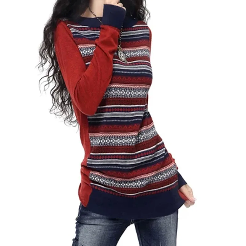 Для женщин striped turtleneck Knit Cashmere Свитера пуловеры зима-осень Тонкий теплый Цвет