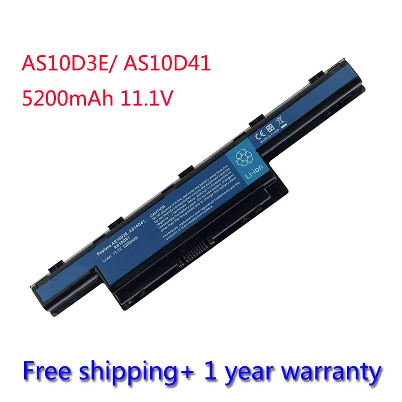 Аккумулятор 7XINbox 5200 мАч 11 1 В для Acer TravelMate 4370 4740G 5340 6495 AS10D3E AS10D75 AS10D41 AS10D73 AS10D71 AS10D51