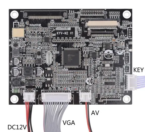 driver board 5 дюймов 640x480 VGA драйвер управления AV+ VGA плата для AT050TN22 V.1 AT056TN52 V.2 AT080TN52 V.1 - Цвет: driver board