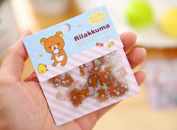 80 шт/1 упаковка Kawaii милые мини Декоративные наклейки для телефона для бутылок DIY палочка этикетка детский подарок книга Декор канцелярские принадлежности