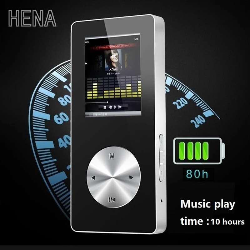 HENA mp4 плеер bluetooth с динамиком все алюминиевые ЧПУ materail Высокое качество hifi плееры
