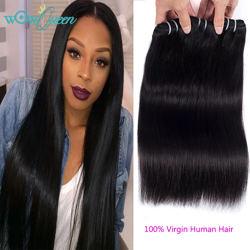 Малайзийские Виргинские Волосы Прямые 3 Шт. 7А Норки Малайзии MS Лула Волос Девы