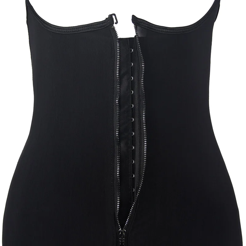 Черный сексуальный кружевной корсет на молнии для девочек Женский с контролем