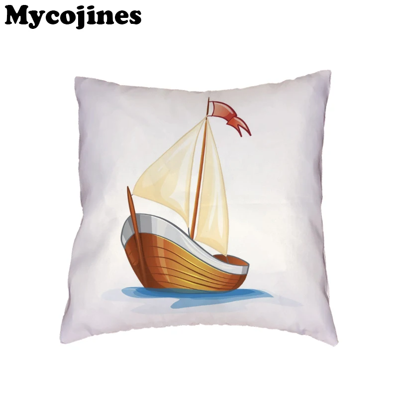 Акция мультяшная морская наволочка парусный матрос Парусная башня гостиная