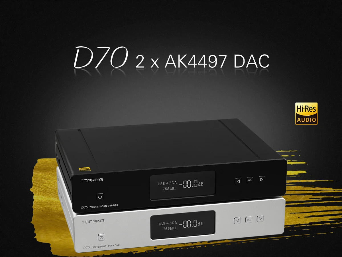 Топ D70 Dual AK4497 DAC родные DSD512 PCM 32bit768kHz XMOS XU208 декодер высокого разрешения с пультом дистанционного управления