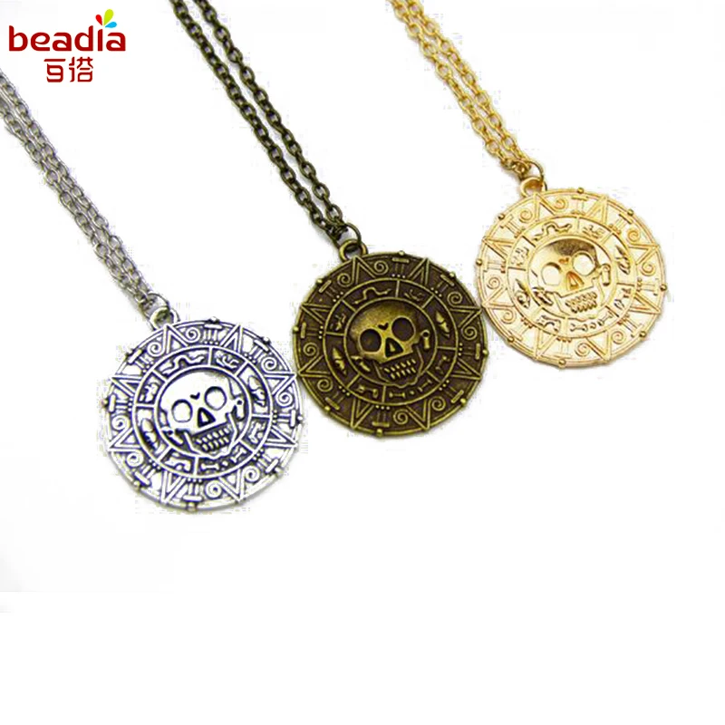 Новое поступление 2017 винтажное ожерелье пиратов Карибского моря Восьмиядерный