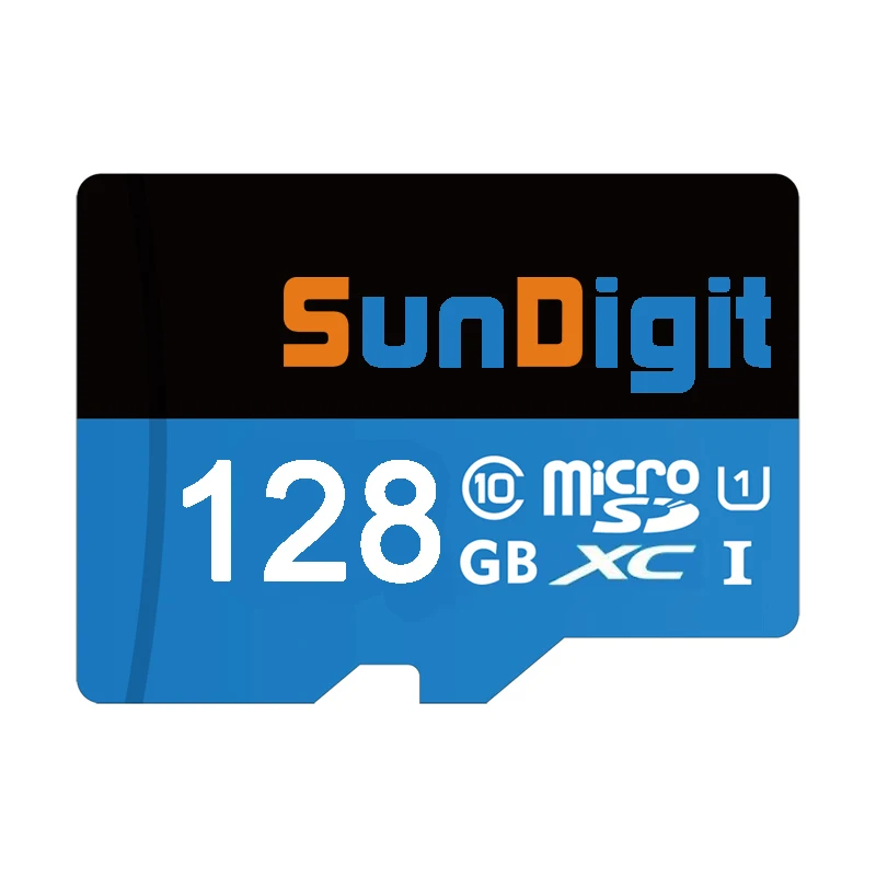Оригинальный sundigit 16 ГБ 32 64 128 MicroSD MicroSDHC microSDXC Micro SD SDHC SDXC карты Class 10 UHS-1 TF флэш-памяти