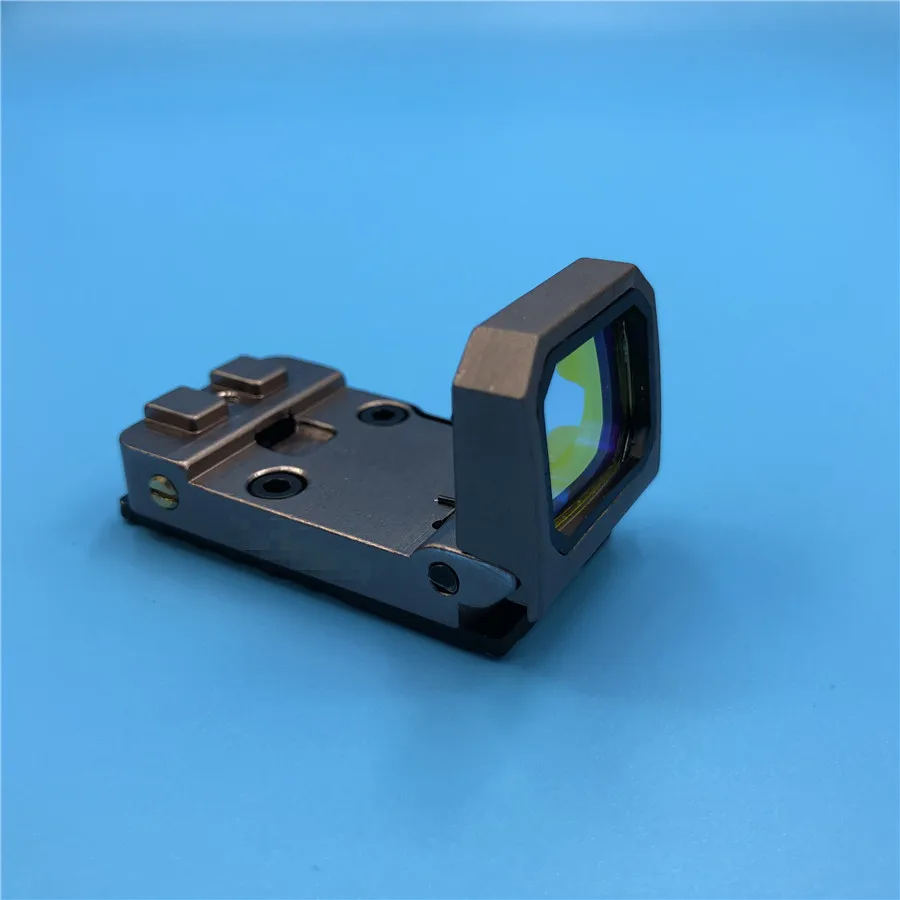 Tan(no 20mm mount) Пистолет Красный точечный прицел мини прицел голографический рефлекторный прицел для страйкбола с креплением для 20 мм рельс и Глок адаптеры - Цвет: Tan(no 20mm mount)