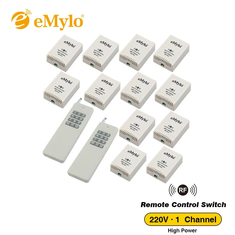 Умный беспроводной высветильник ель света eMylo AC 3000 433 в Вт 30 А МГц|lamp switch|lamp control