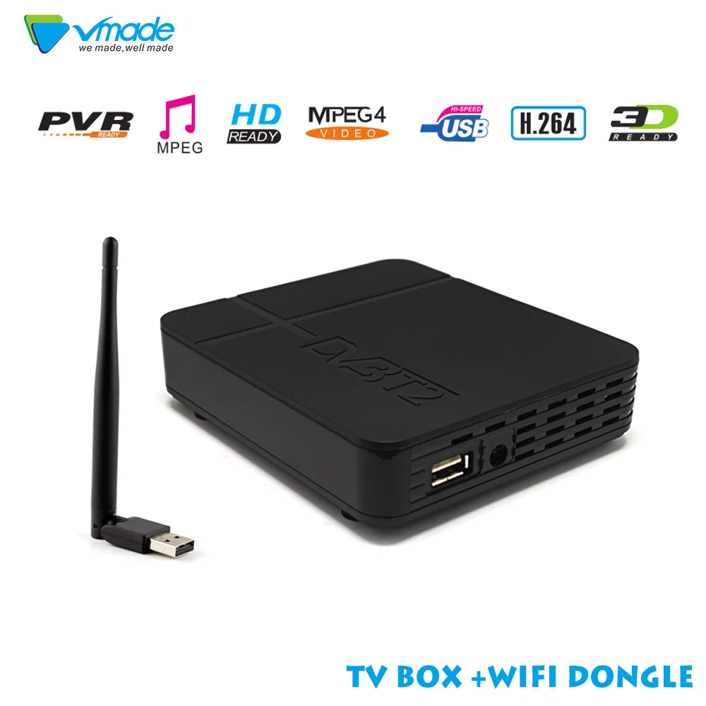 DVB T2 ТВ спутникового ресивера MPEG4 DVB-T2 совместим с DVB-T/H.264 ТВ приемник 1080 p для России/Украина+ USB Wi-Fi