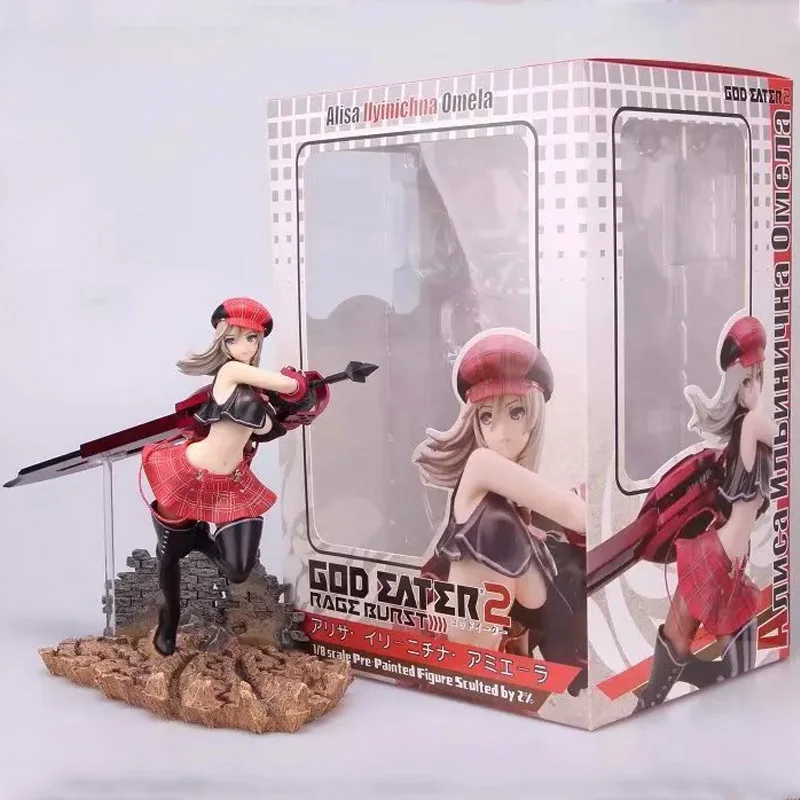 HEYZO 20 см God Eater 2 Alisa меч сексуальные девушки фигурки аниме PVC Цифры игрушки для