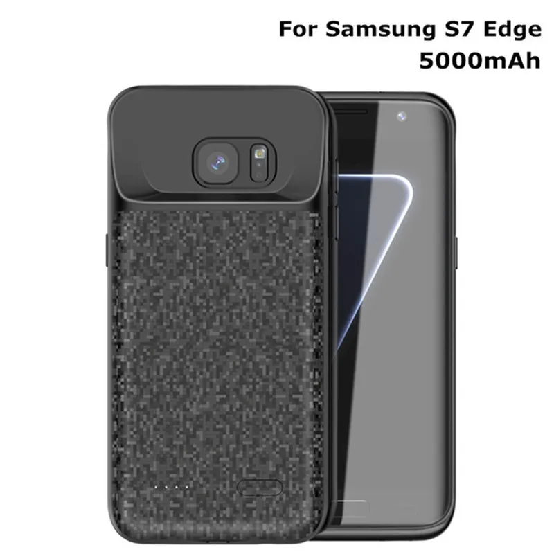 KQJYS Ультратонкий внешний аккумулятор 5000 мАч для samsung Galaxy S7 Edge, портативный чехол для зарядного устройства для samsung S7 edge, чехол для питания