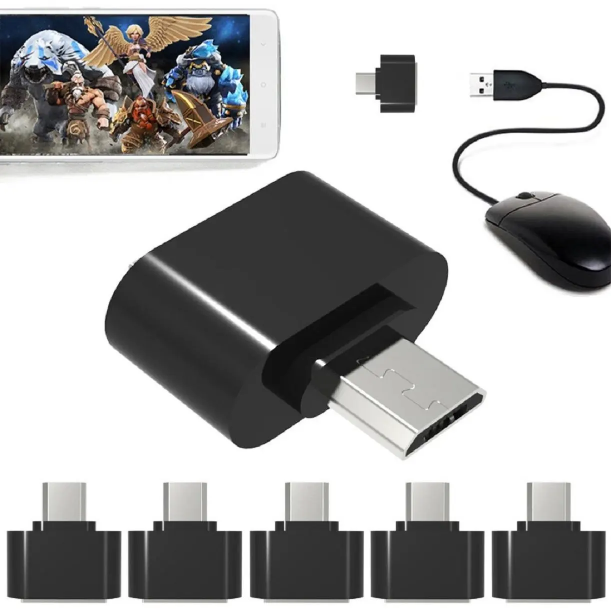А. С OTG Micro USB адаптер для флеш-накопителя ПК конвертер samsung Xiaomi HUAWEI Microusb мобильный