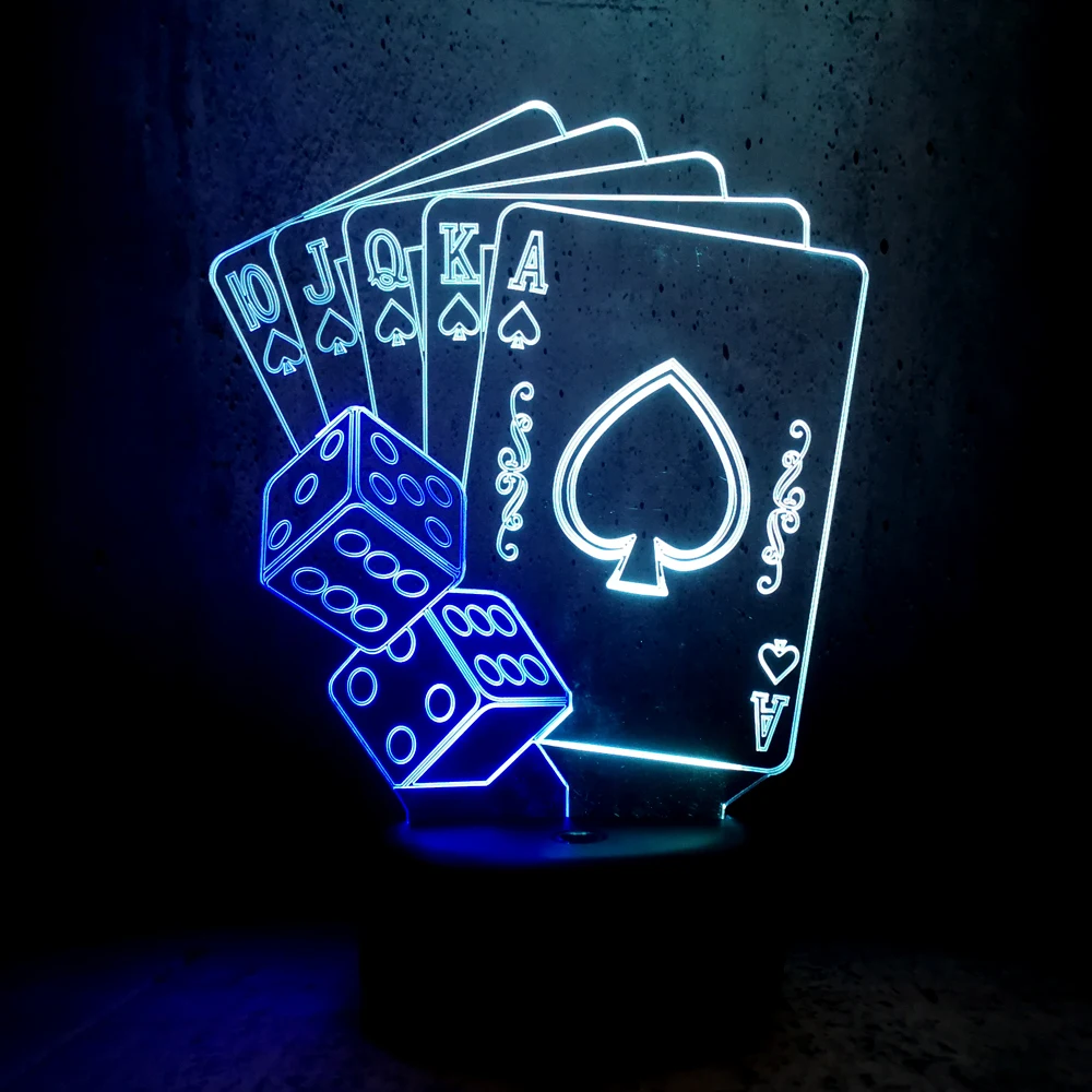 Креативный разноцветный ночник 3D светодиодный USB-светильник волшебный стол