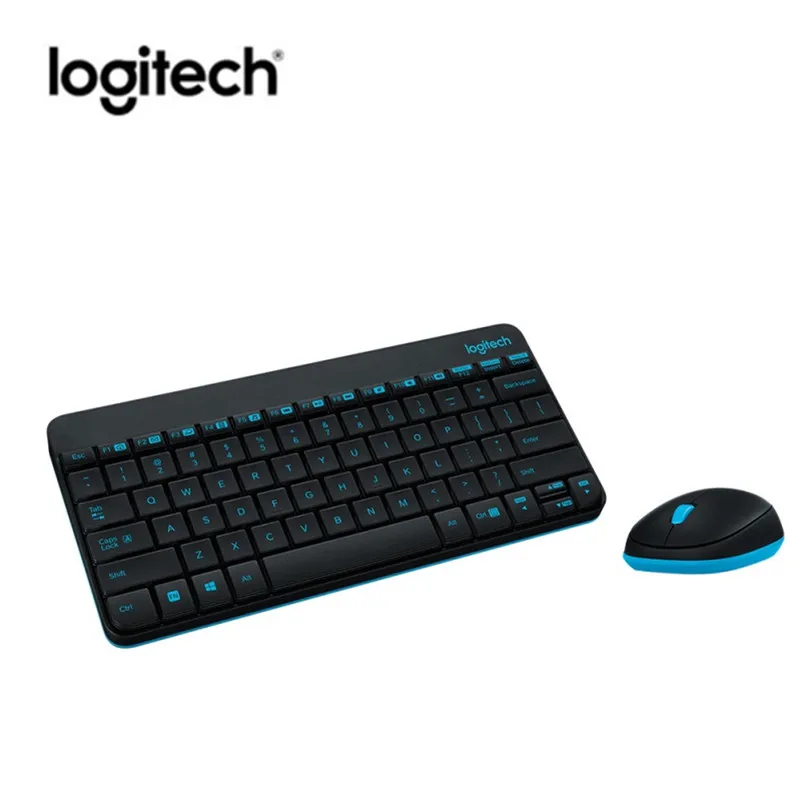 Logitech MK245 нано клавиатура Мышь комбо Эргономика клавиатуры и Мышь Водонепроницаемый Эргономика набор мини