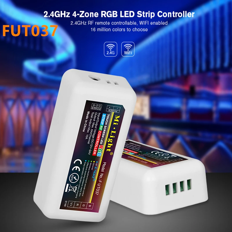 Mi светильник 2 4G 4 зоны FUT095 FUT096 RGB RGBW светодиодный кнопочный контроллер/сенсорный RF