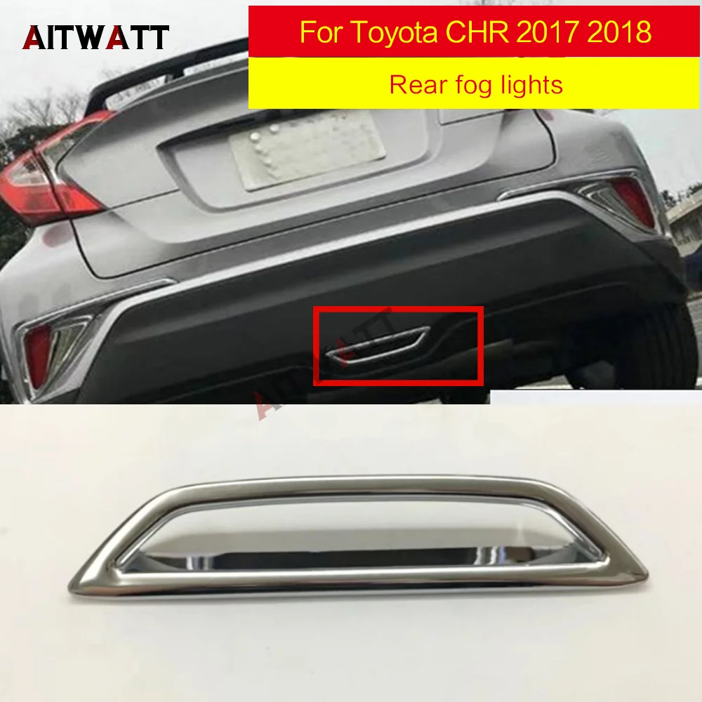 Для Toyota C HR CHR 2017 2018 задняя противотуманная крышка автомобильный каркас ABS