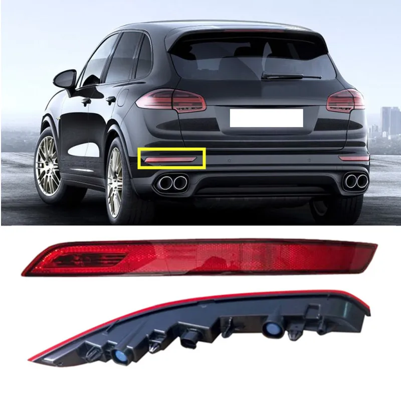 Для Porsche Cayenne- 1 шт. левая задняя противотуманная фара крышка отражающая крышка