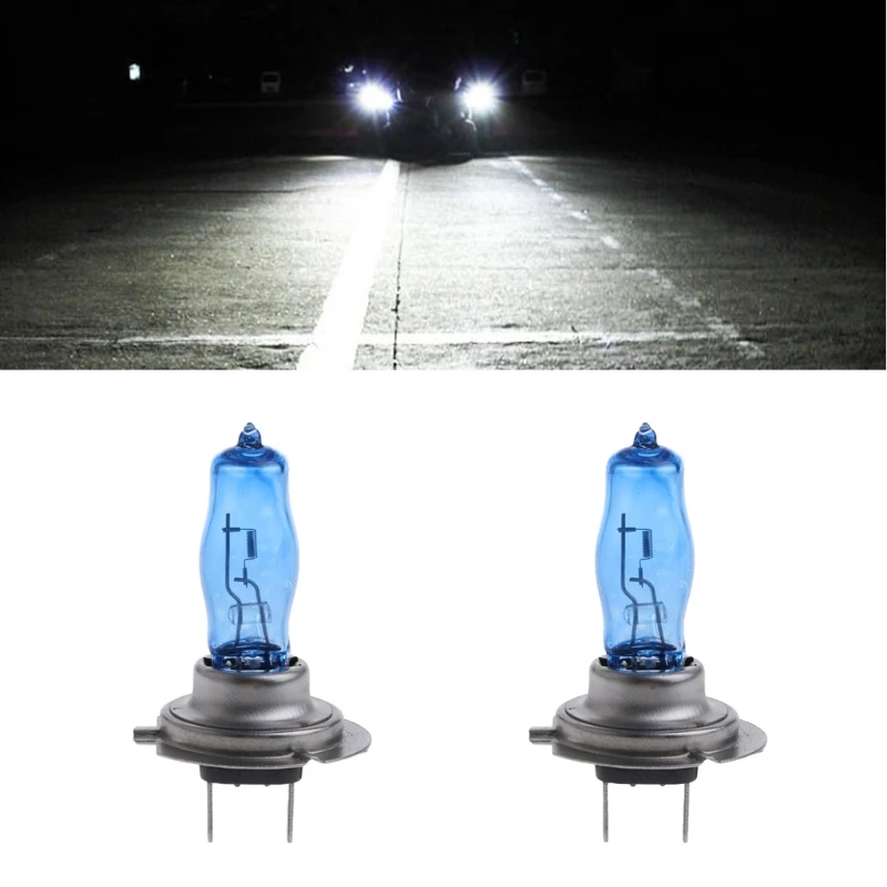 1 пара H7 55W 12V HOD Xenon белый 6000k галогенный автомобильный головной светильник Глобус