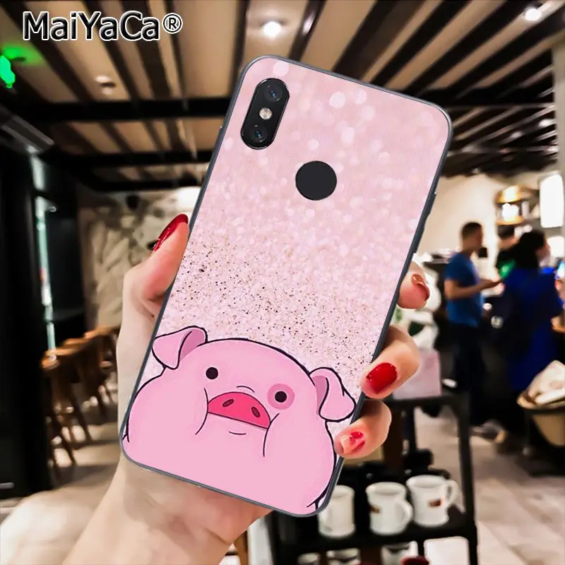 MaiYaCa Гравити Фолз поросенок силиконовый чехол для телефона для Xiaomi Redmi8 4X 6A S2 7A 5A Redmi 5 5Plus Note5 7 Note8pro