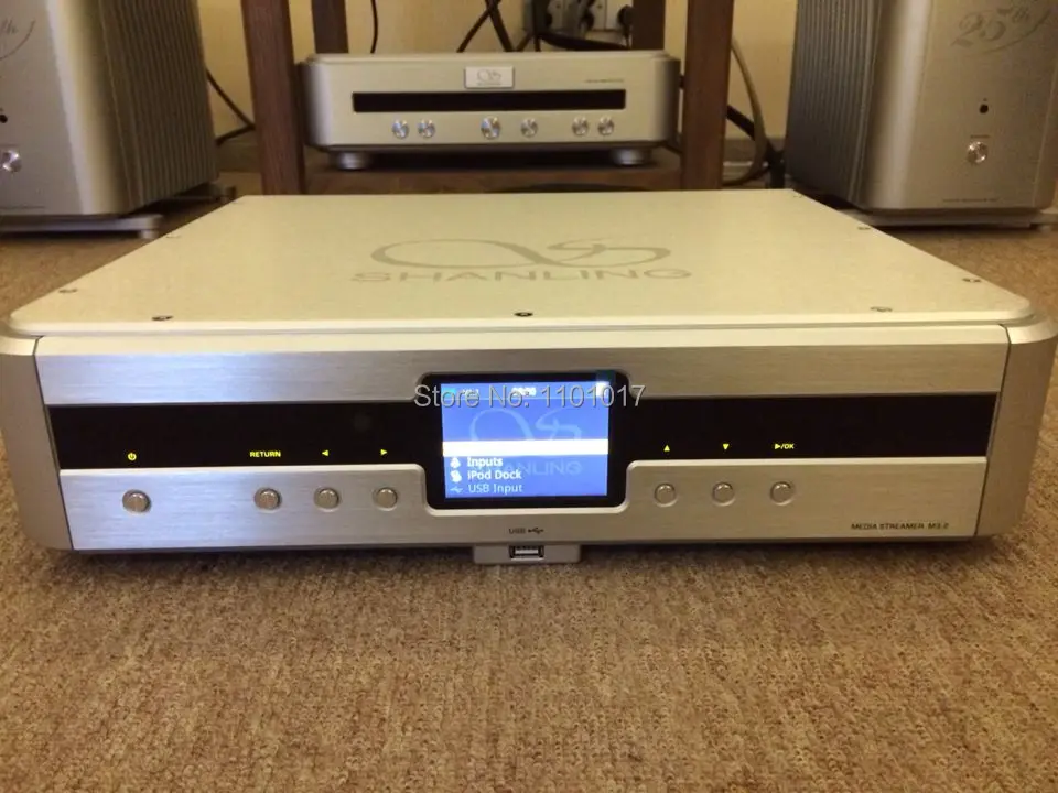 Shanlin M3.2 потоковый медиаплеер DSD проигрыватель HIFI EXQUIS 192 кГц WAV WiFi|media streamer|media player