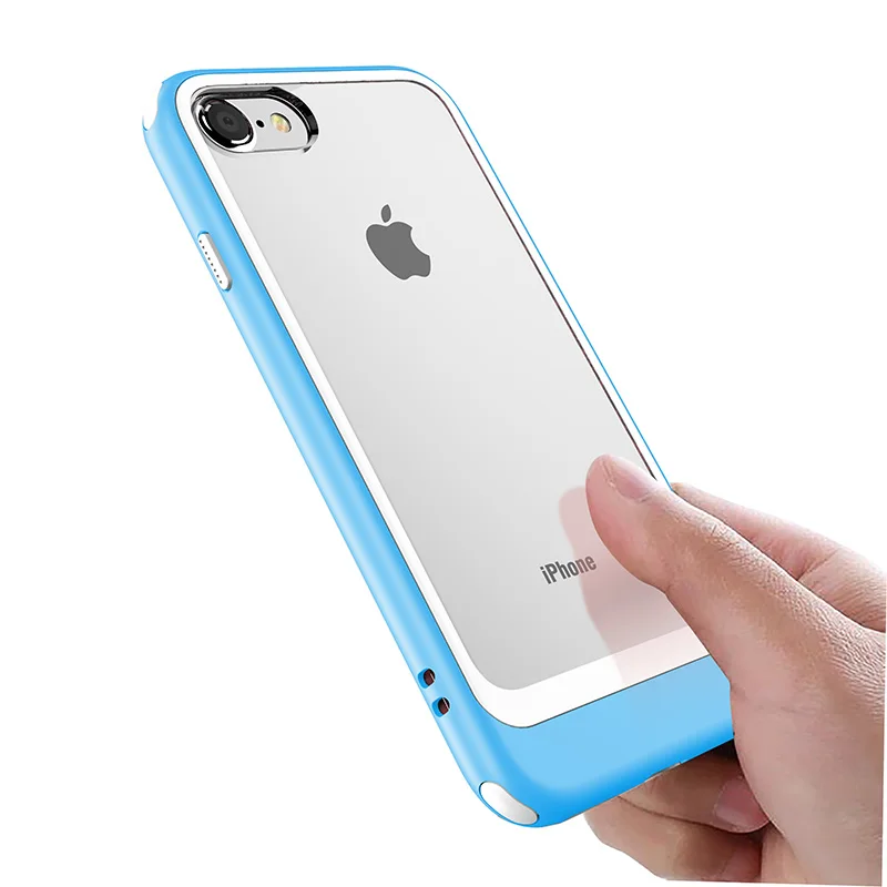 For iPhone 8 Plus Clear Case Luxury Shockproof Protect Hybrid Hard Rubber Impact Skin Armor Phone Cases for 7 |