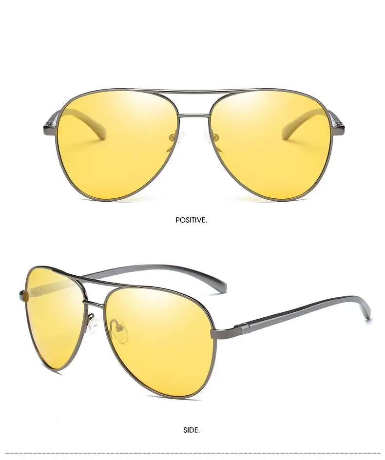 2018 поляризованные фотохромные солнцезащитные очки в стиле пилота для вождения