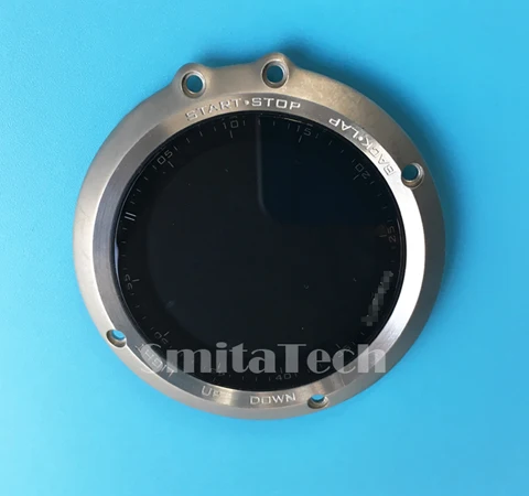 silver white lcd Для Garmin Fenix 3 ЖК-дисплей со стеклянным экраном сапфир мульти-Спорт Обучение gps часы Передняя крышка Рамка Замена панели - Цвет: silver white lcd