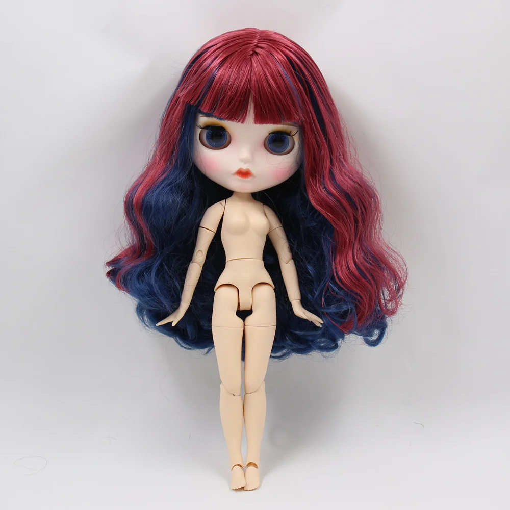 Кукла Blyth ICY DBS с белой кожей шарнирное тело новое матовое лицо смешанные синие