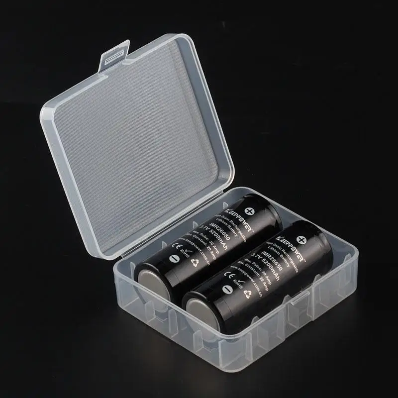 Чехол для аккумулятора ящик хранения может вместить 2 26650 или 4 18650 незащищенных