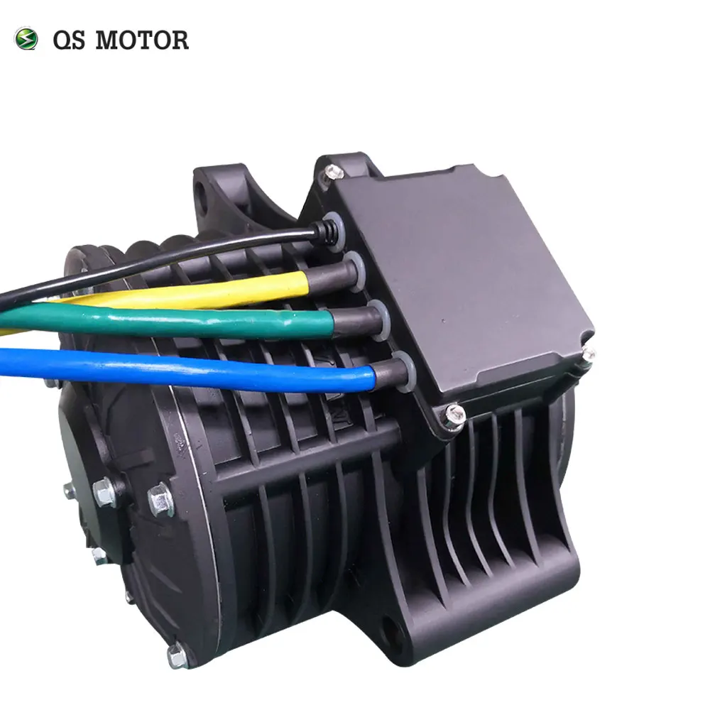 QS 138 3000W 72V 100KPH Mid drive motor power train kits with motor controller