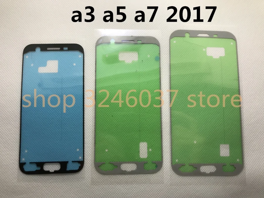 10 шт./Лот ЖК сенсорный экран передняя рамка корпуса клейкая лента для Samsung Galaxy A3 A320