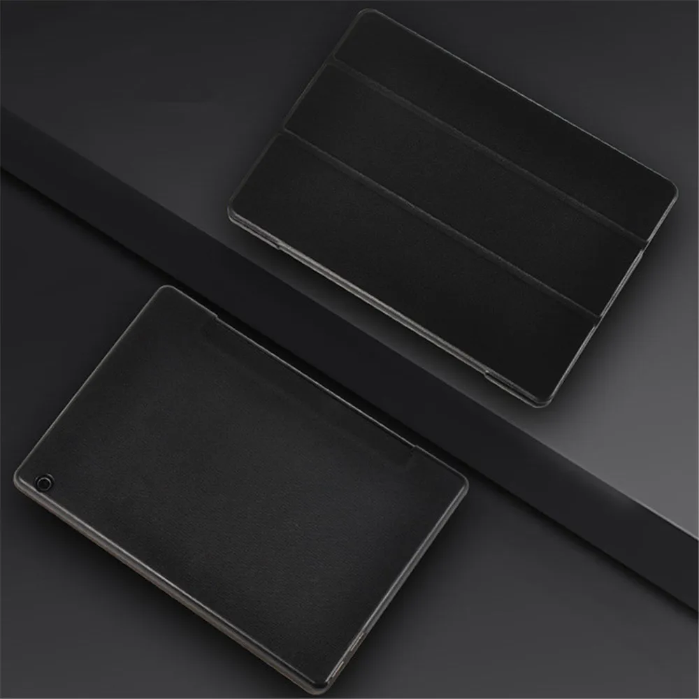 Новый однотонный Ультратонкий чехол-книжка из искусственной кожи для Lenovo Tab M10 10 1