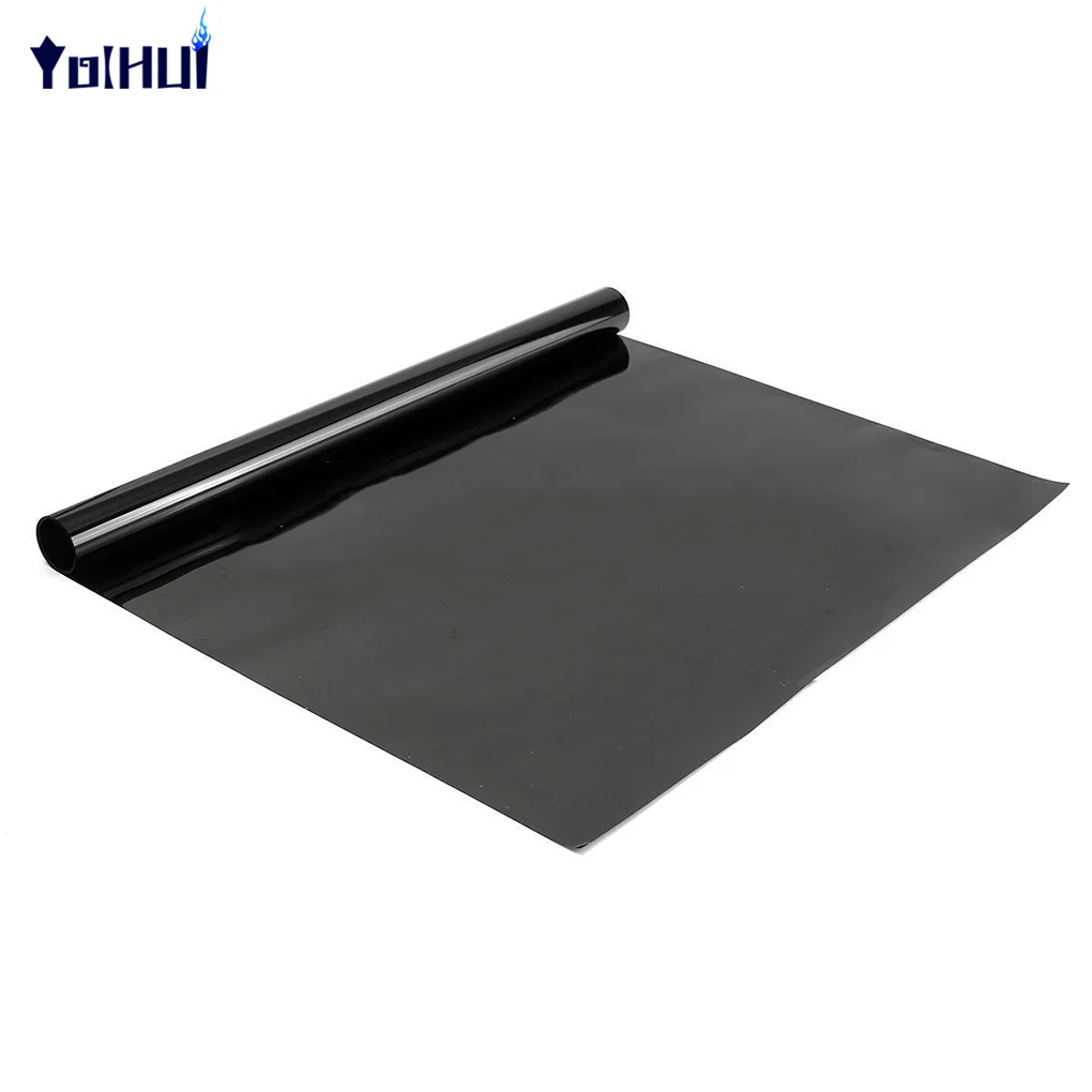 

2PLY 0.5x3m 5% 15% 30% VLT Dark Black Privacy Car Home Glass Window Tint Tinting Film Vinyl Roll