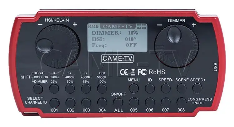 1 шт. CAME-TV Q-55W Boltzen 55 Вт высокий выход Fresnel Фокусируемый светодиодный дневной свет с сумкой