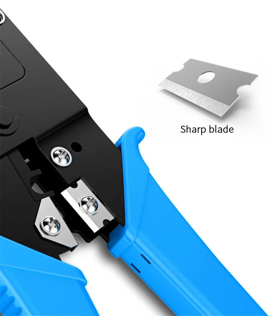 AMPCOM Pratical Series синий RJ11 RJ45 обжимной инструмент обжимные плоскогубцы сетевой кабель щипцы для 6P 8P RJ-11/RJ-12 RJ-45