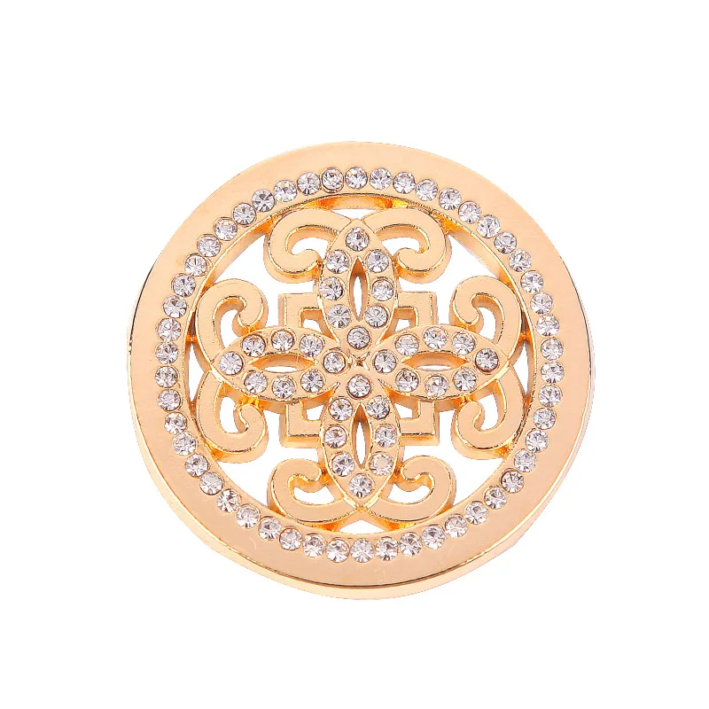 Ювелирное Украшение Винни в стиле барокко ожерелье с подвеской-монетой круглой