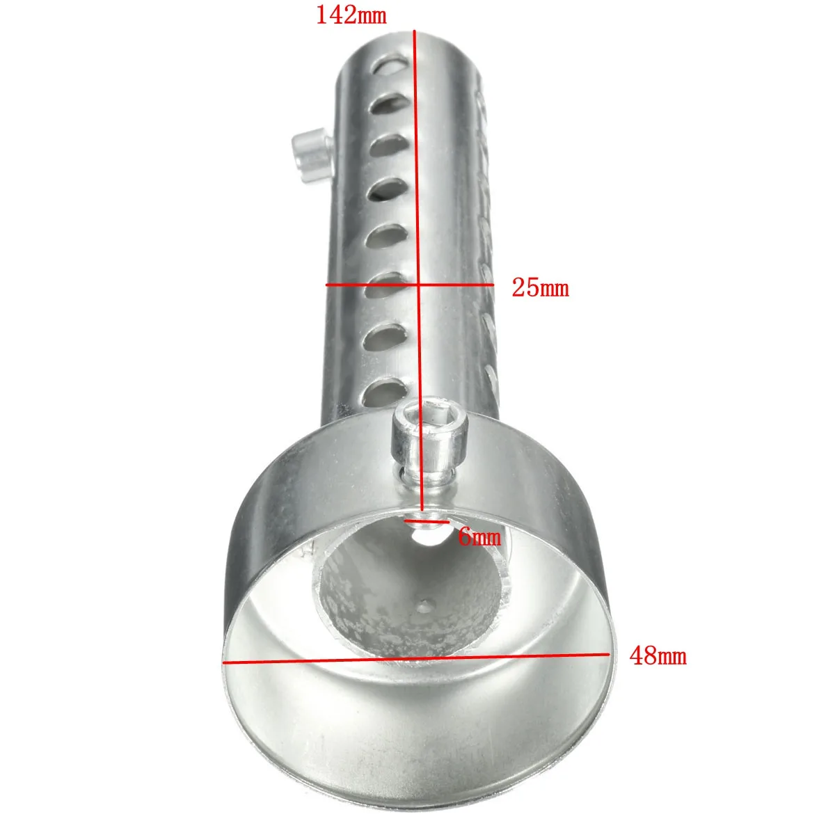 Long 48mm Мотоцикл может дБ убийца глушитель Шум звук Eliminator выхлоп Регулируемый глушитель 35 мм/42 мм/45 мм/48 мм/60 мм - Цвет: Long 48mm