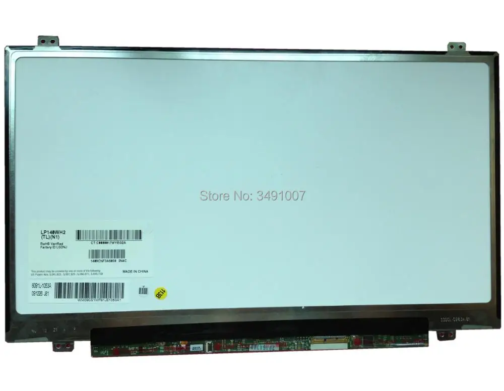 LP140WH2 TLN1 TLN2 (TL) (N1) подходит Новый 14 0 &quotглянцевый WXGA HD тонкий светодиодный ЖК