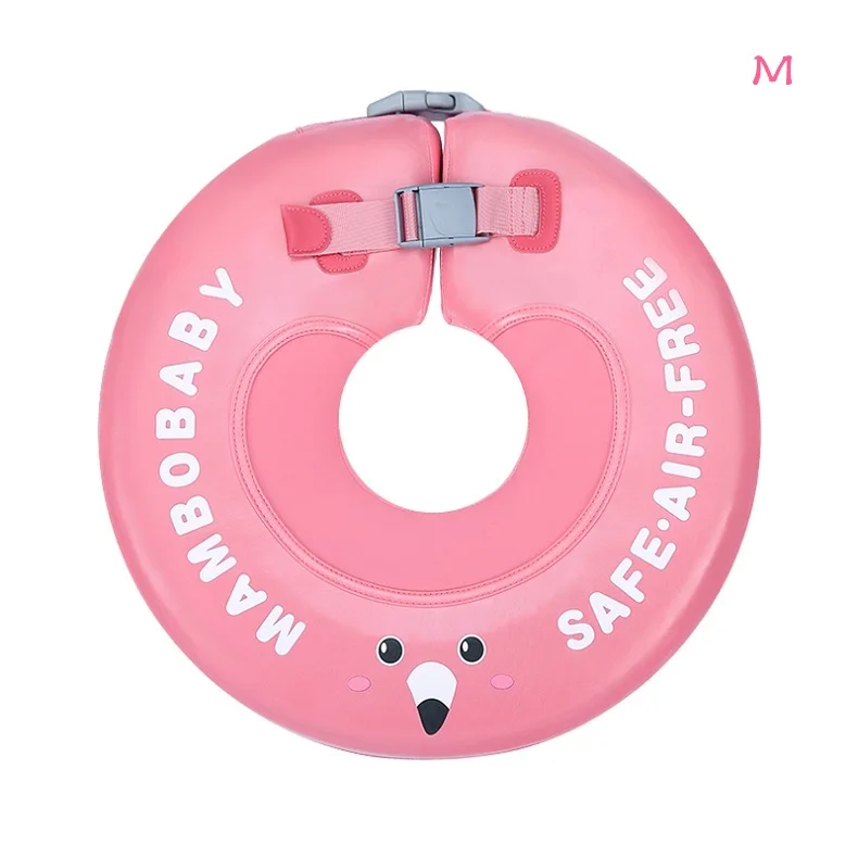waterproof pink M Нет необходимости насоса воздуха более высокий уровень безопасности плавательный кольцо надувной воротник высокое качество детское горловое плавательный круг для плавания на шею - Цвет: waterproof pink M