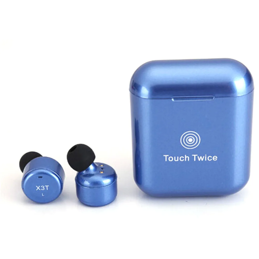 Портативные наушники TWS X3T беспроводные wtih зарядное устройство коробка Bluetooth Bass X1t