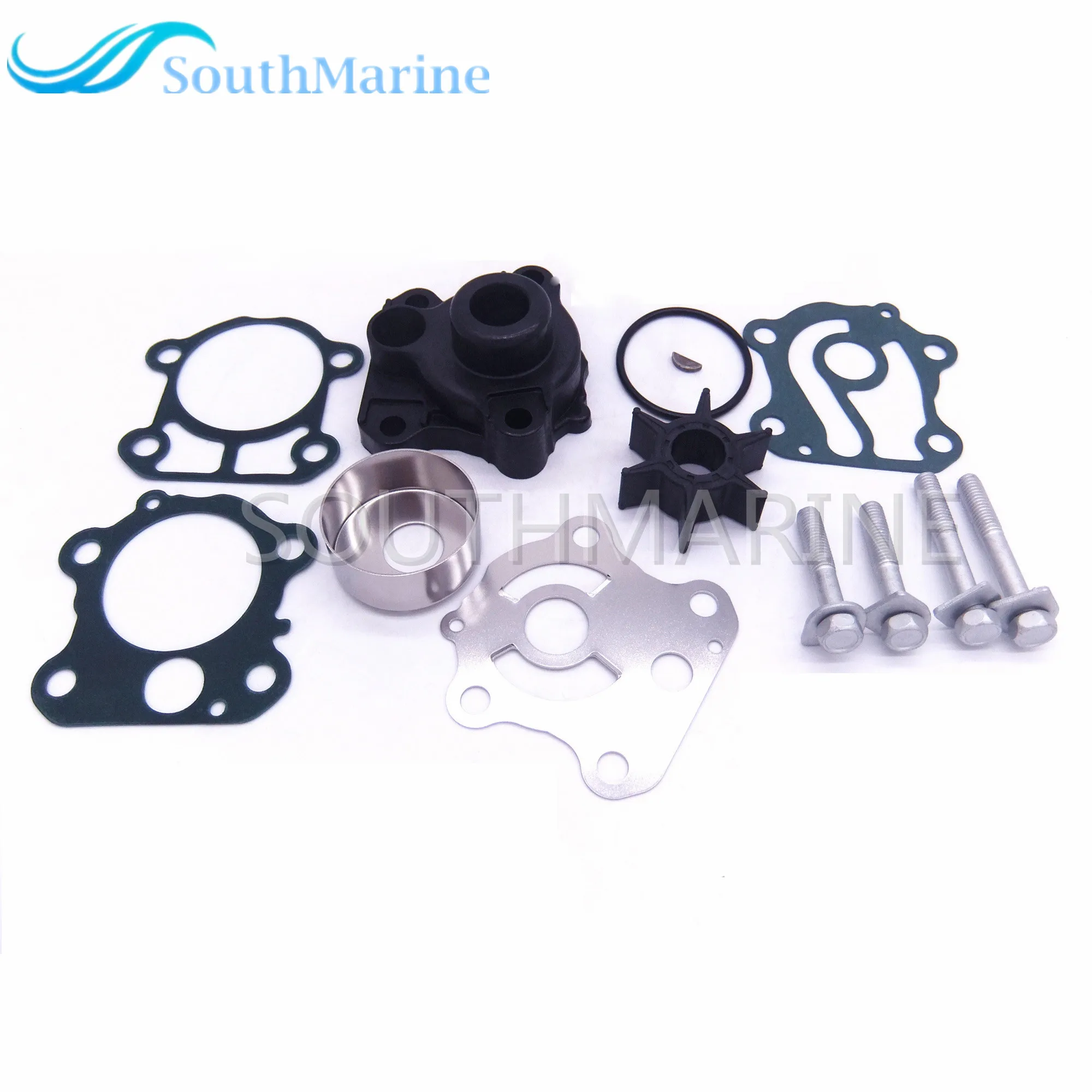 Комплект водяного насоса 6H3 W0078 00 02 A0 для подвесных моторов Yamaha бесплатная