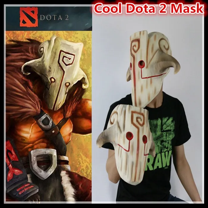 Хэллоуин Косплей фильм Dota 2 Маска Косплей Джаггернаут Маска латекс карнавальный костюм вечерние страшные картонные маски игрушки