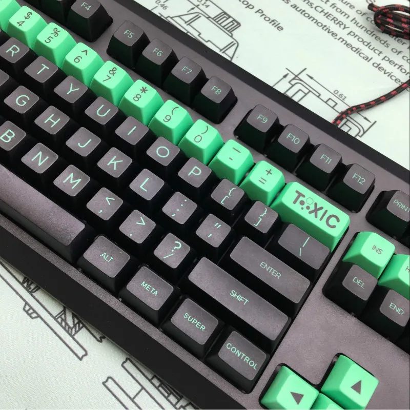 SA keycap 64/68/84/104/108 механические Чехлы для клавиш термосублимационные колпачки PBT health