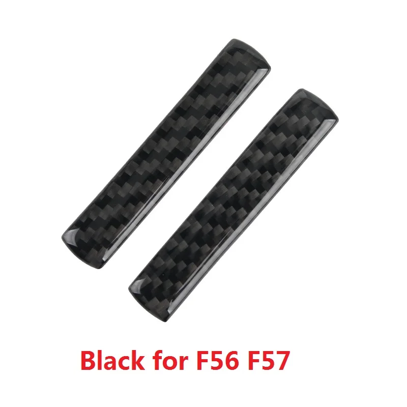 Black 1 Углеродного волокна салона наклейка для дверной ручки для Mini Cooper F54 F55 F56 F60 R55 R56 R60 R61 Средства для укладки волос - Название цвета: Black 1