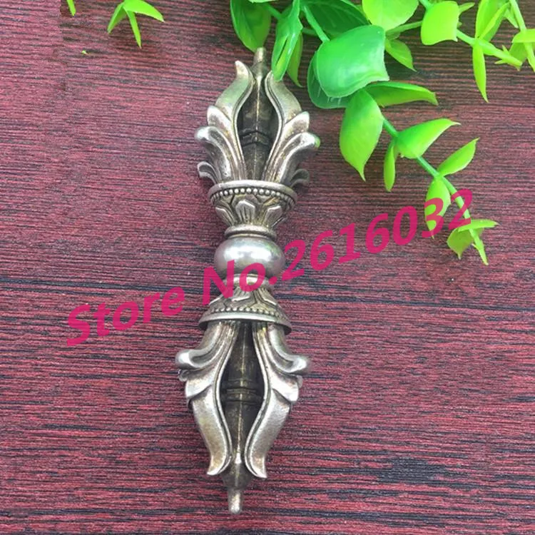 Коллекция с серебряным покрытием бронзовая Пест Ваджра JiangMo буддийский