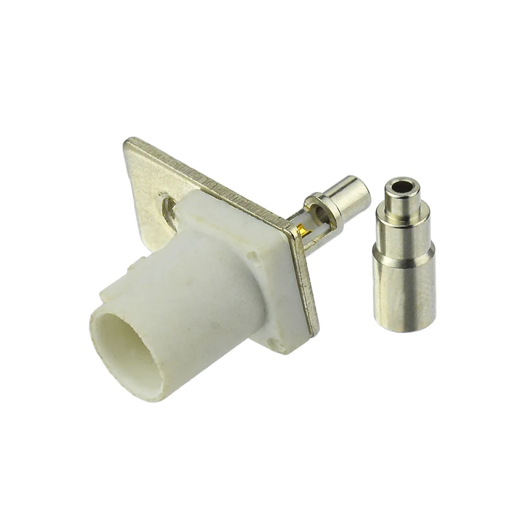 

Eightwood Car AM FM Radio Antenna Reciever Connector Male Fakra Code B Plug White/9001 Crimp for 1.13mm,1.37mm OD Coaxial Cables