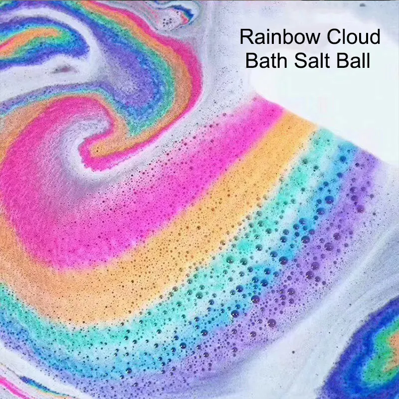 Соль для ванны Радужный мыльный шар уход за кожей ручная работа банная бомба