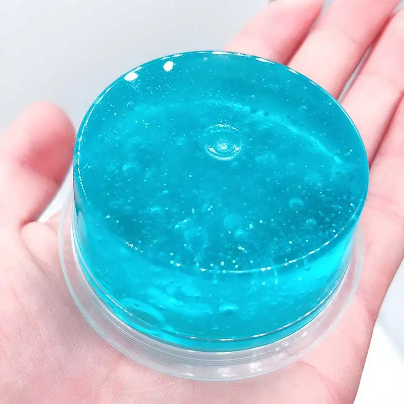 Слизь игрушки антистресс plastice глина 60 мл пушистая пена слизь шпатлевка снятие